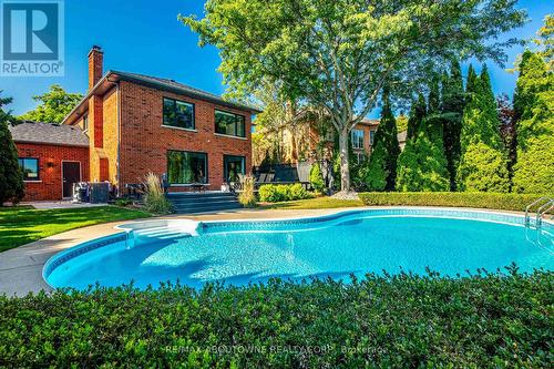 1319 Greeneagle Drive, Oakville, ON - Outdoor With In Ground Pool