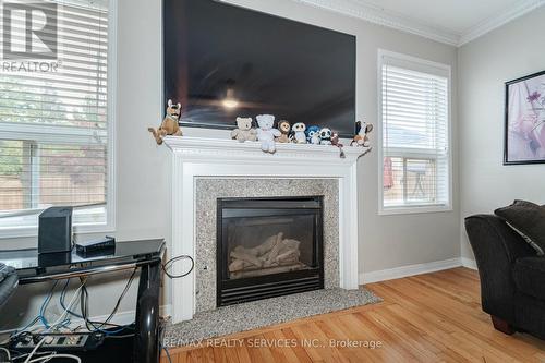 58 Edenbrook Hill Drive, Brampton, ON - Indoor Photo Showing Living Room With Fireplace