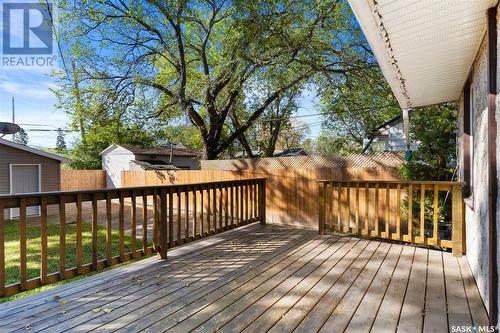 4115 2Nd Avenue, Regina, SK - Outdoor With Deck Patio Veranda With Exterior