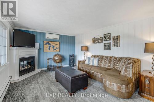 304 Champlain Road, Penetanguishene, ON - Indoor Photo Showing Living Room With Fireplace