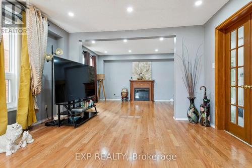 85 Acadian Heights, Brampton, ON - Indoor With Fireplace