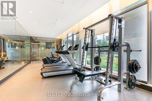 3808 - 115 Mcmahon Drive, Toronto, ON - Indoor Photo Showing Gym Room