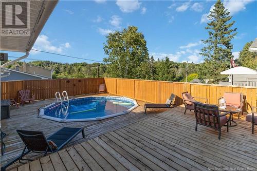 5 Briardale Drive, Moncton, NB - Outdoor With Above Ground Pool With Deck Patio Veranda