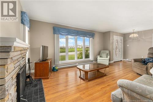 1516 Route 525, Sainte-Marie-De-Kent, NB - Indoor Photo Showing Living Room With Fireplace