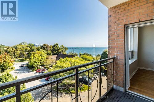 1515 - 100 Burloak Drive, Burlington, ON - Outdoor With Body Of Water With Balcony With View With Exterior