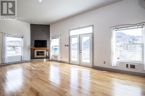 47 Long Run Road, Petty Harbour, NL - Indoor Photo Showing Living Room With Fireplace