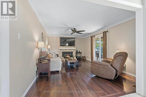 24 May Street, Erin, ON - Indoor Photo Showing Living Room With Fireplace