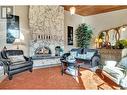 2463 Irvine Ave, Merritt, BC  - Indoor Photo Showing Living Room With Fireplace 