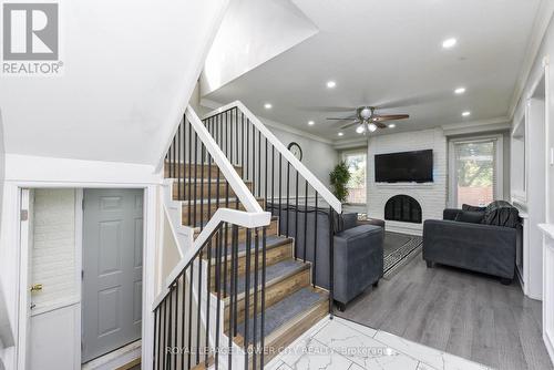 52 Courtleigh Square, Brampton, ON - Indoor With Fireplace