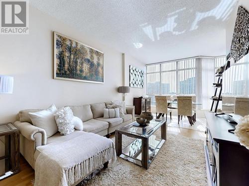 1708 - 1 Rowntree Road, Toronto, ON - Indoor Photo Showing Living Room