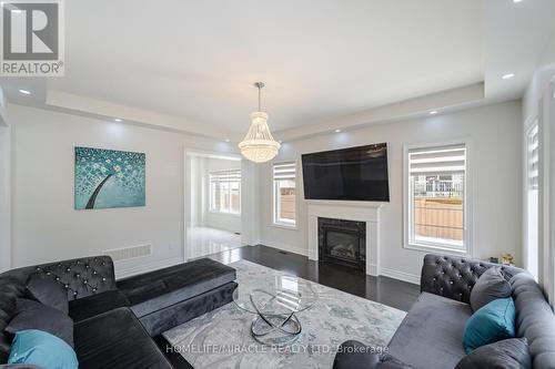 20 Elderbridge Road, Brampton, ON - Indoor Photo Showing Living Room With Fireplace