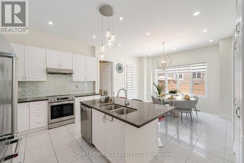 20 Elderbridge Road, Brampton, ON - Indoor Photo Showing Kitchen With Double Sink With Upgraded Kitchen