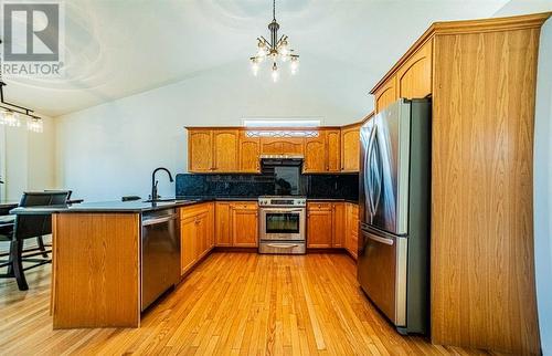 51 Ackerman Crescent, Red Deer, AB - Indoor Photo Showing Kitchen With Stainless Steel Kitchen