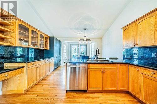 51 Ackerman Crescent, Red Deer, AB - Indoor Photo Showing Kitchen With Double Sink