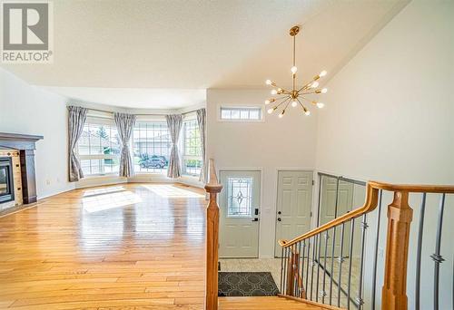 51 Ackerman Crescent, Red Deer, AB - Indoor Photo Showing Other Room With Fireplace