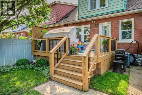 100 Crosthwaite Avenue N, Hamilton, ON - Outdoor With Deck Patio Veranda With Exterior