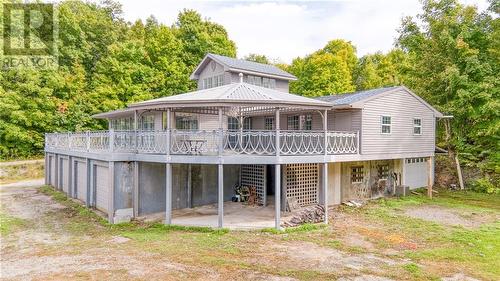 Full length deck view ... - 1215 Narrows Lock Road, Portland, ON - Outdoor With Deck Patio Veranda