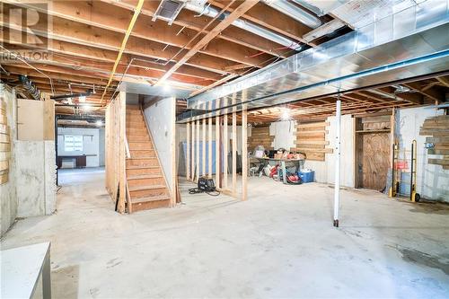 Lower level garage, workshop + storage space ... - 1215 Narrows Lock Road, Portland, ON - Indoor Photo Showing Basement