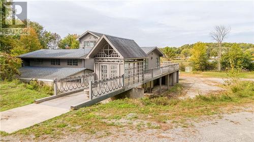 Main entry view ... - 1215 Narrows Lock Road, Portland, ON - Outdoor With Deck Patio Veranda