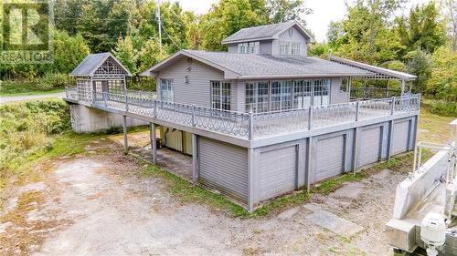 Side view ... - 1215 Narrows Lock Road, Portland, ON - Outdoor With Deck Patio Veranda