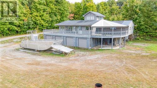 View from back of the property ... - 1215 Narrows Lock Road, Portland, ON - Outdoor With Deck Patio Veranda