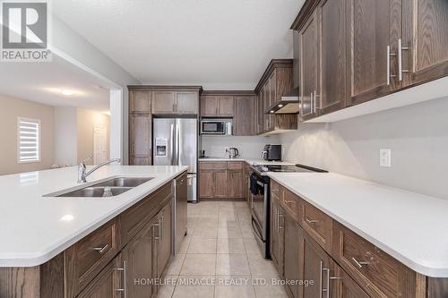 504 Florencedale Crescent, Kitchener, ON - Indoor Photo Showing Kitchen With Stainless Steel Kitchen With Double Sink With Upgraded Kitchen