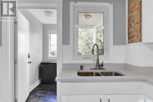 2332 Cameron Street, Regina, SK - Indoor Photo Showing Kitchen With Double Sink