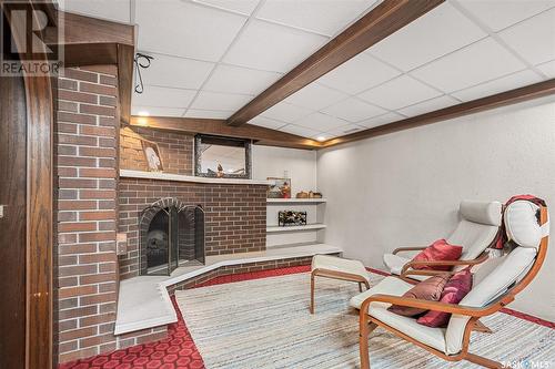 1605 Adelaide Street E, Saskatoon, SK - Indoor With Fireplace