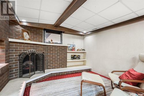 1605 Adelaide Street E, Saskatoon, SK - Indoor With Fireplace