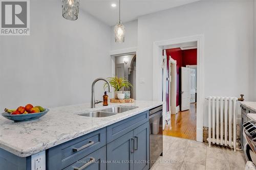 452 Hunter Street, Peterborough (Downtown), ON - Indoor Photo Showing Kitchen With Double Sink