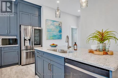 452 Hunter Street, Peterborough (Downtown), ON - Indoor Photo Showing Kitchen With Double Sink With Upgraded Kitchen