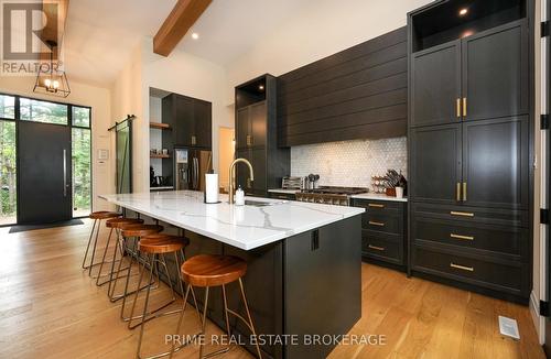 10002 Huron Drive, Lambton Shores (Grand Bend), ON - Indoor Photo Showing Kitchen With Upgraded Kitchen