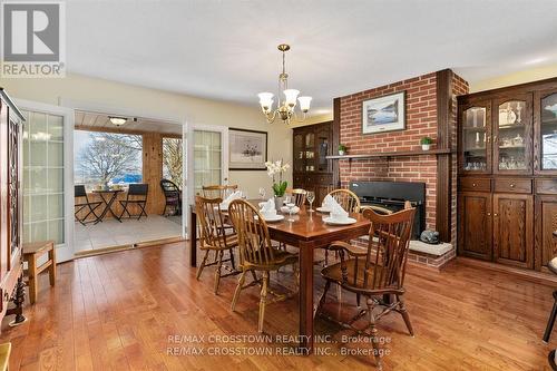 5884 7Th Line, New Tecumseth, ON - Indoor Photo Showing Dining Room With Fireplace