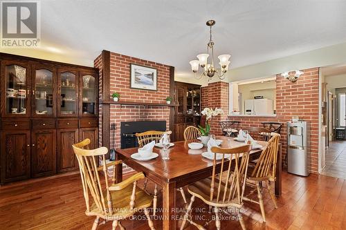 5884 7Th Line, New Tecumseth, ON - Indoor Photo Showing Dining Room With Fireplace