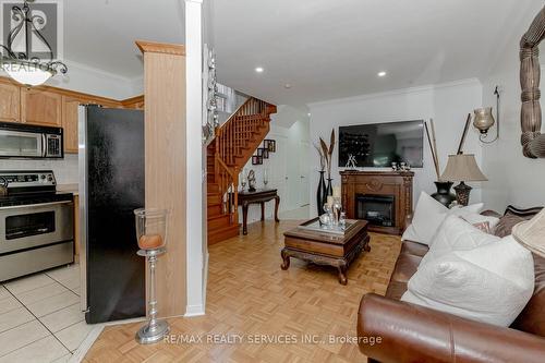 32 Pennyroyal Crescent, Brampton, ON - Indoor With Fireplace