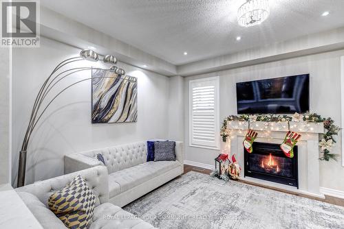 14 Beaconsfield Drive, Vaughan, ON - Indoor Photo Showing Living Room With Fireplace