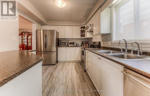 732 Grand Banks Drive, Waterloo, ON - Indoor Photo Showing Kitchen With Stainless Steel Kitchen With Double Sink