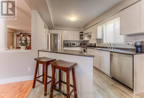 732 Grand Banks Drive, Waterloo, ON - Indoor Photo Showing Kitchen With Stainless Steel Kitchen With Double Sink