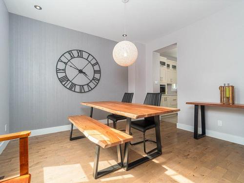 Dining room - 23 Rue Dagenais, Saint-Hippolyte, QC - Indoor Photo Showing Dining Room