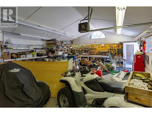 9123 & 9131 Westside Road, Vernon, BC - Indoor Photo Showing Garage