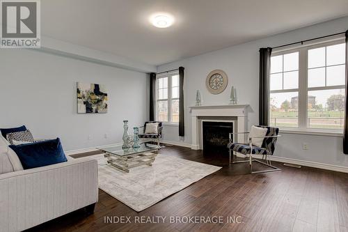 12 Steed Court, Cambridge, ON - Indoor Photo Showing Living Room With Fireplace