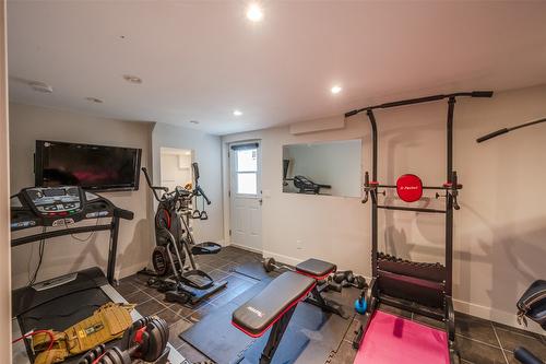 1400 Green Lake Road, Okanagan Falls, BC - Indoor Photo Showing Gym Room