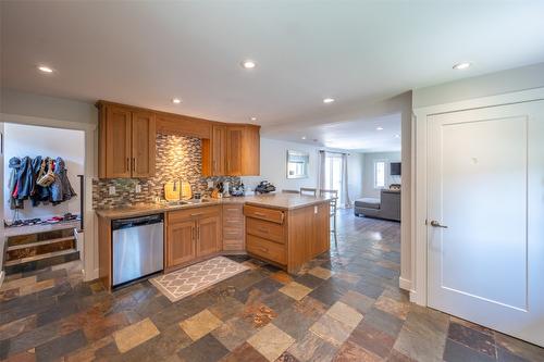 1400 Green Lake Road, Okanagan Falls, BC - Indoor Photo Showing Kitchen With Double Sink