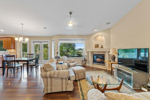 3311 Mcbride Road, Blind Bay, BC - Indoor Photo Showing Living Room With Fireplace