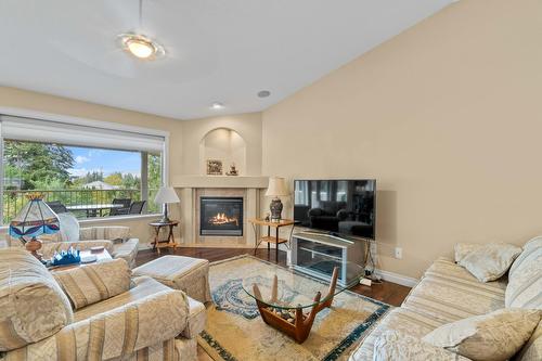 3311 Mcbride Road, Blind Bay, BC - Indoor Photo Showing Living Room With Fireplace