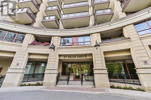 518 - 27 Rean Drive, Toronto, ON - Outdoor With Balcony With Facade