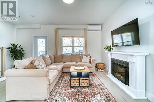 186 Nadia Drive, Dartmouth, NS - Indoor Photo Showing Living Room With Fireplace