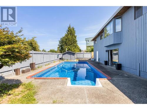 7871 Morley Street, Burnaby, BC - Outdoor With In Ground Pool With Backyard