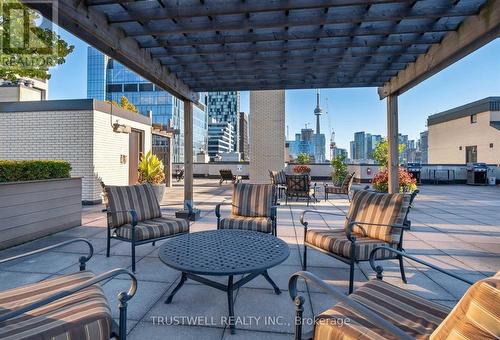 1102 - 280 Simcoe Street, Toronto, ON - Outdoor With Deck Patio Veranda With Exterior