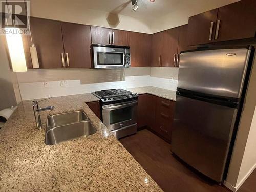 2610 9888 Cameron Street, Burnaby, BC - Indoor Photo Showing Kitchen With Stainless Steel Kitchen With Double Sink